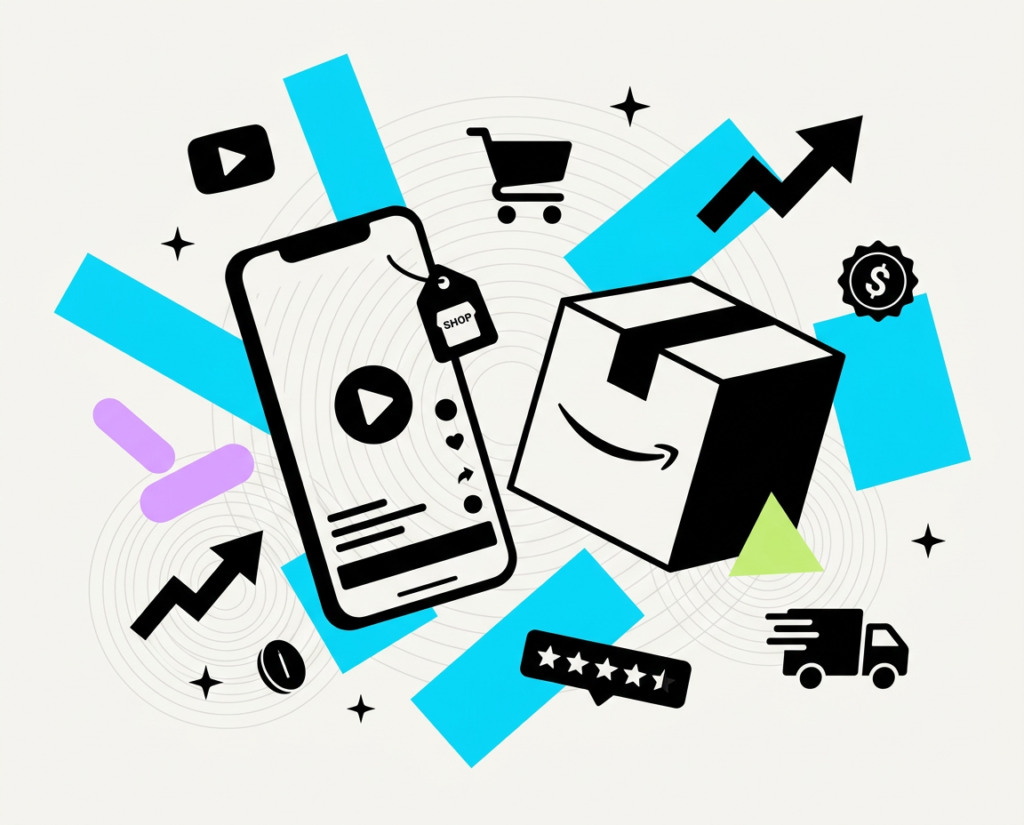 tiktok shop ou amazon comparação marketplace vendas digitais