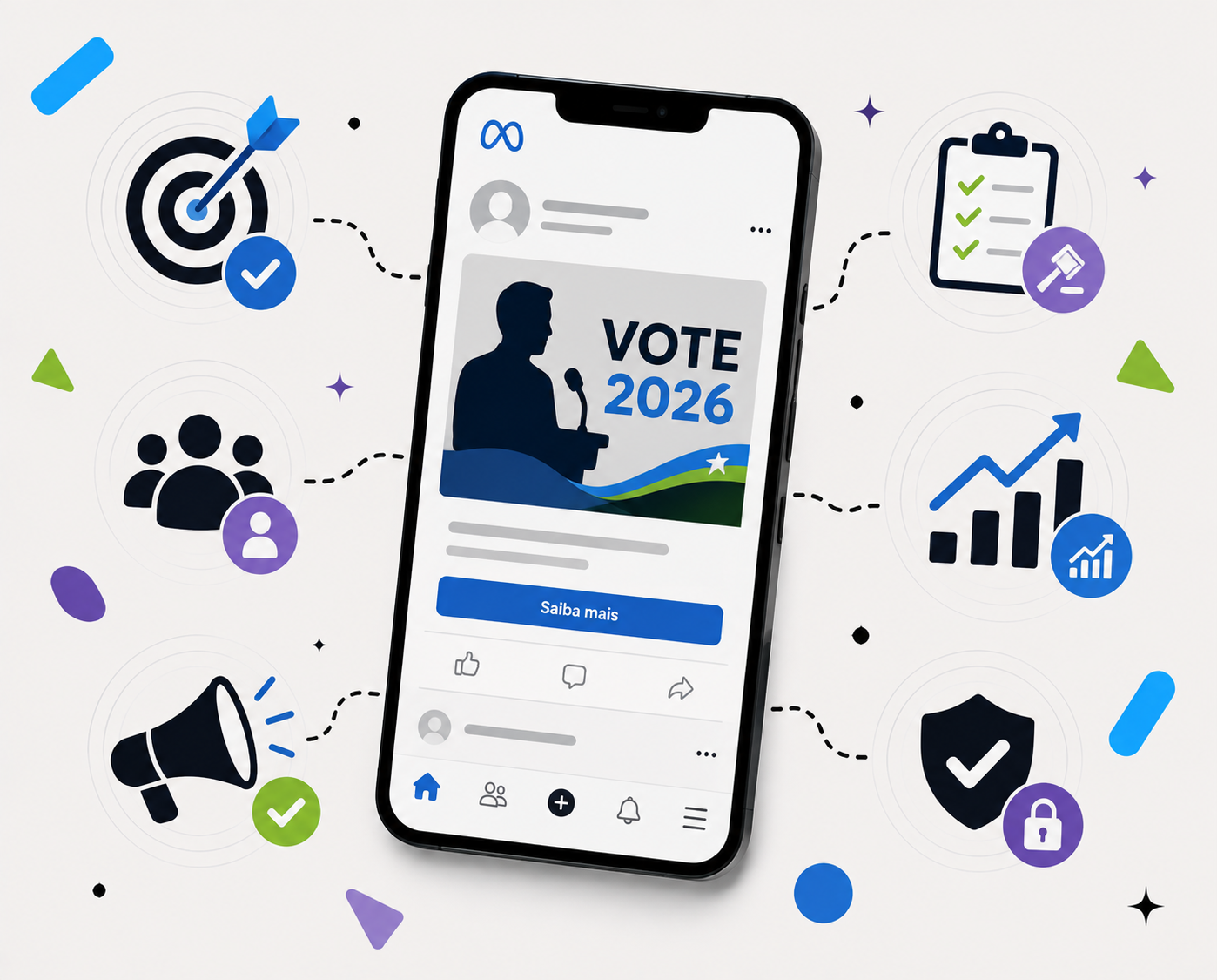 tráfego pago eleitoral meta ads eleições 2026 regras tse