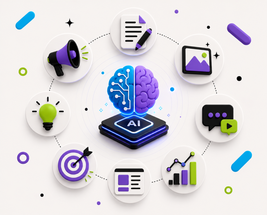 ia generativa marketing conteúdo ferramentas como usar 2026