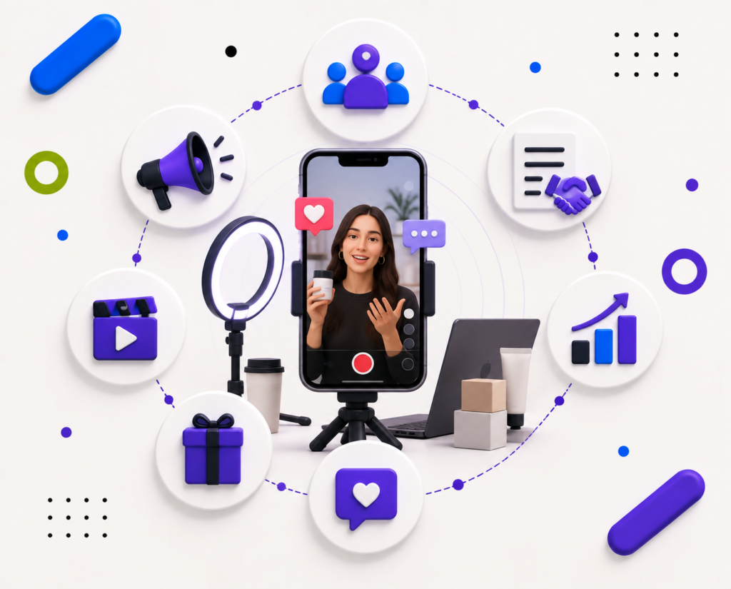 creator economy marcas criadores conteúdo parcerias 2026 brasil
