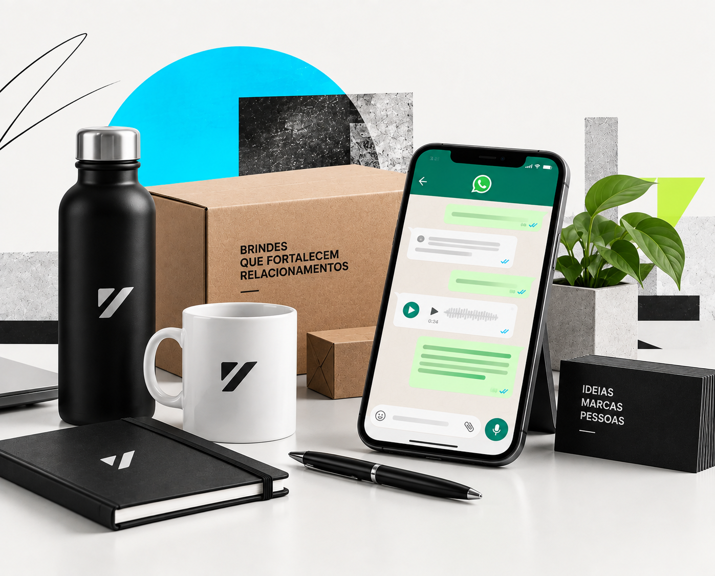brindes corporativos whatsapp como vender atendimento automação qualificação